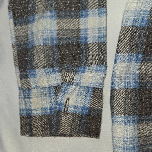 Vintage Boy's Size 4 Outfit Lot Button Up Flannel Jean Pant Doe Spun Wrangler - Picture 15 of 16